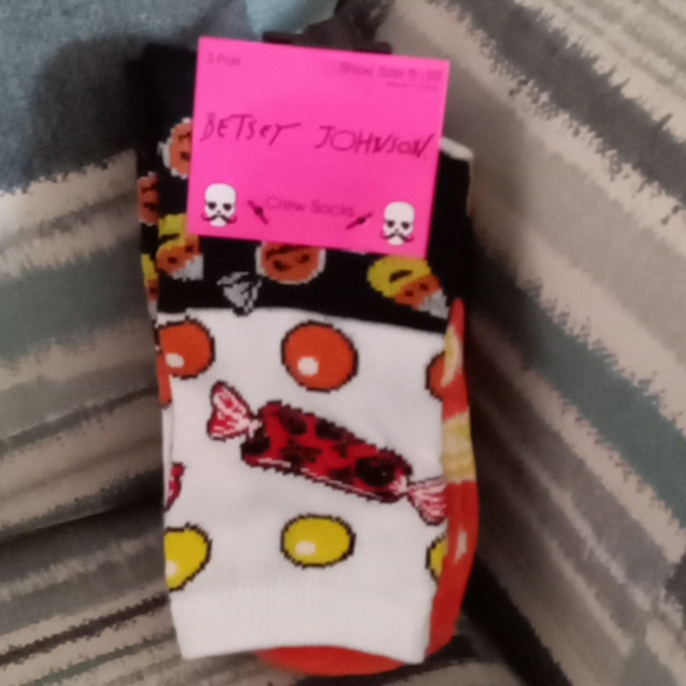 Betsey Johnson Halloween Socks 🎃👻